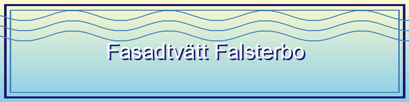 Fasadtvätt i Falsterbo - Svenssons Taktvätt