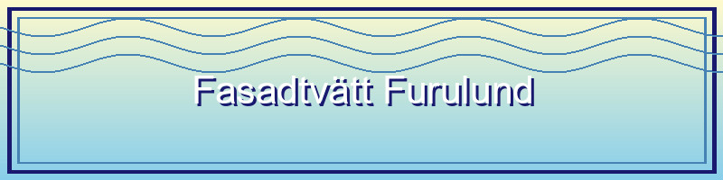 Fasadtvätt i Furulund - Svenssons Taktvätt