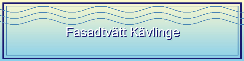 Fasadtvätt i Kävlinge - Svenssons Taktvätt