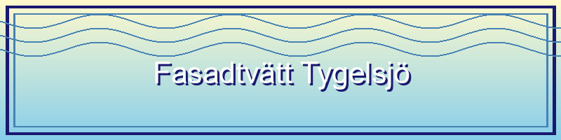 Fasadtvätt i Tygelsjö - Svenssons Taktvätt
