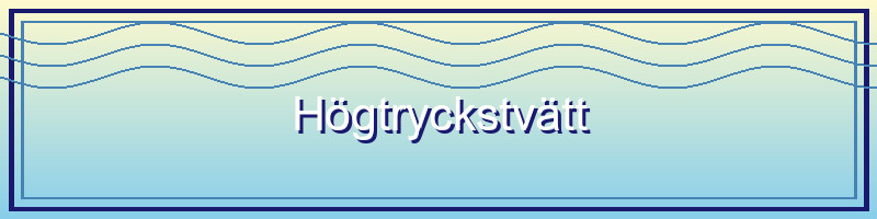 Högtryckstvätt - Snabbt och effektivt! - Svenssons Taktvätt